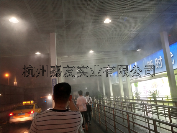 温州南火车站高压喷雾降温10