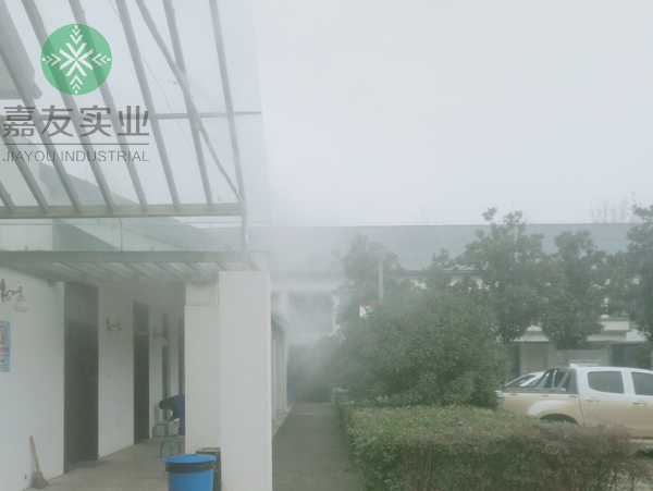 凤阳琅琊山矿业股份有限公司生活区安装喷雾降尘系统案例