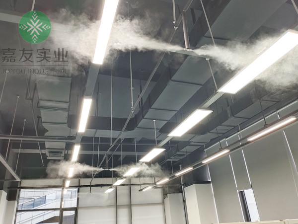 中国电子科技电子车间高压微雾加湿器2