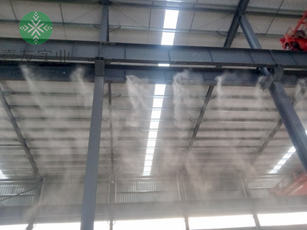 钢铁厂处理车间喷雾降尘