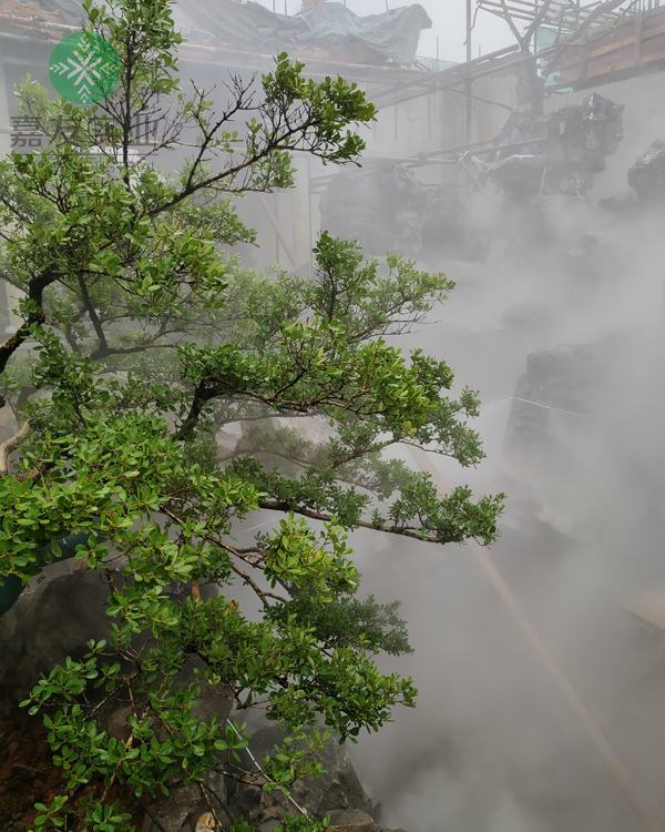 双世宠妃“雾王”雾森系统应用假山造雾项目案例