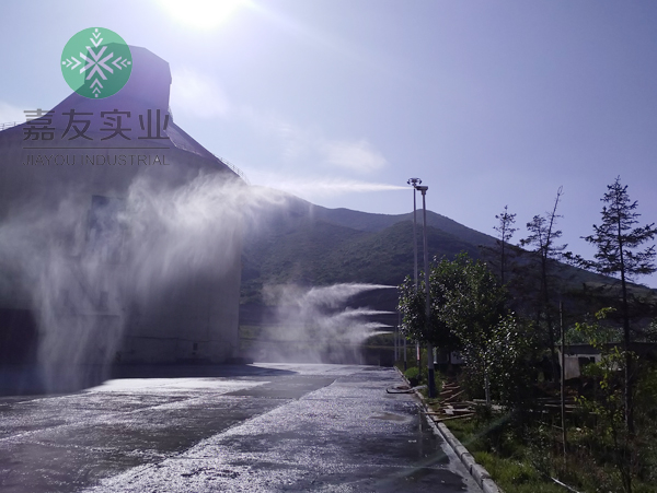 青海互助金圆水泥有限公司-喷雾降尘系统12