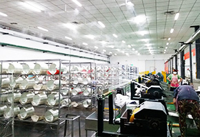雾王客户山东玻纤集团玻璃纤维厂工业加湿器使用案例