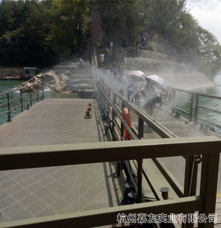 千岛湖喷雾降温造景图3
