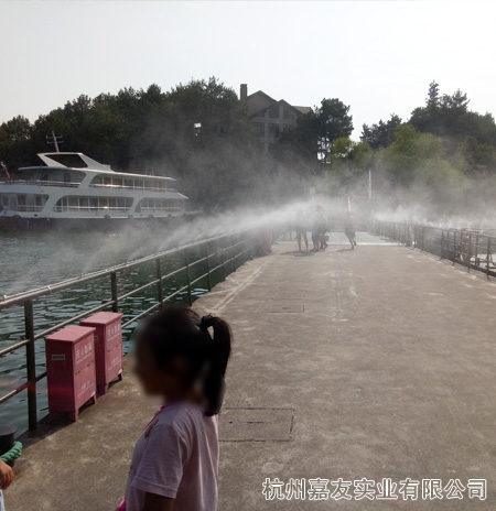 千岛湖喷雾降温造景图4