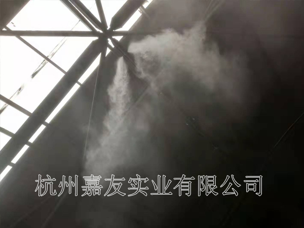 河北曲寨矿峰水泥公司喷雾抑尘系统案例图1